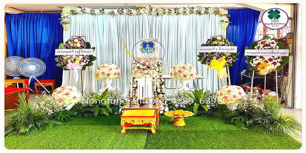 ดอกไม้หน้าศพสวยงาม & จัดดอกไม้งานศพสวยหรู รูปแบบทันสมัย แบบที่ 21